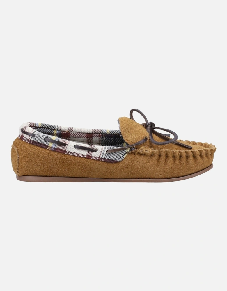 Chatsworth Suede Women's Tan Slippers
