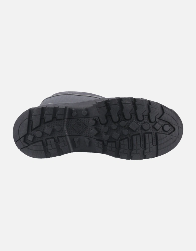 Muck Boots Grit S5 Rubber Men's Black/Grey Wellington Boots