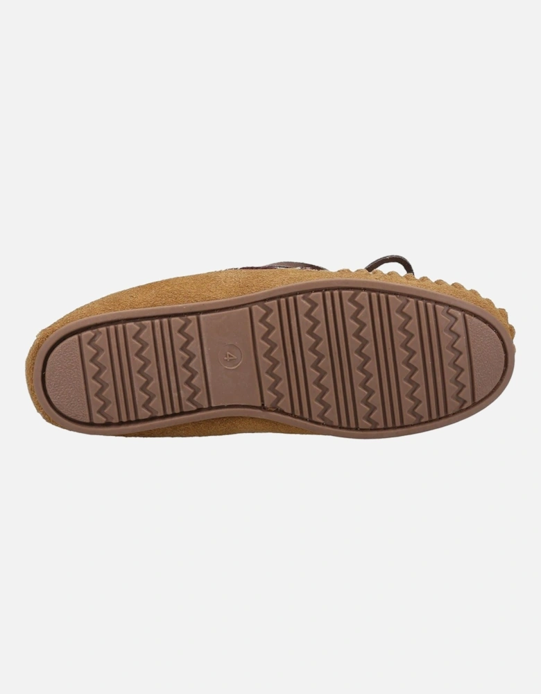 Chatsworth Suede Women's Tan Slippers