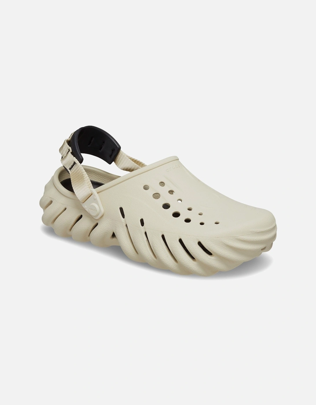 Echo Thermoplastic Bone/Black Clogs, 8 of 7