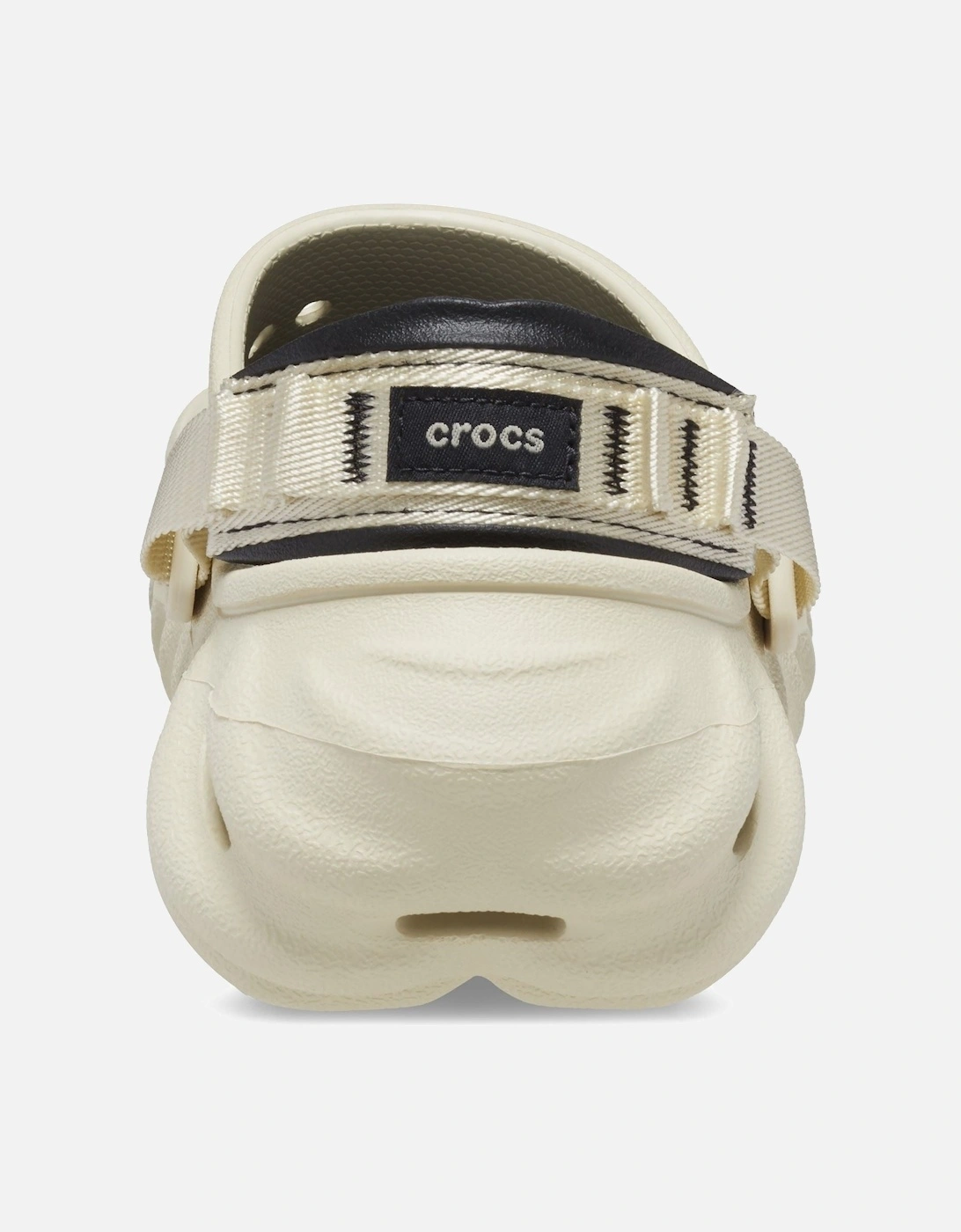 Echo Thermoplastic Bone/Black Clogs