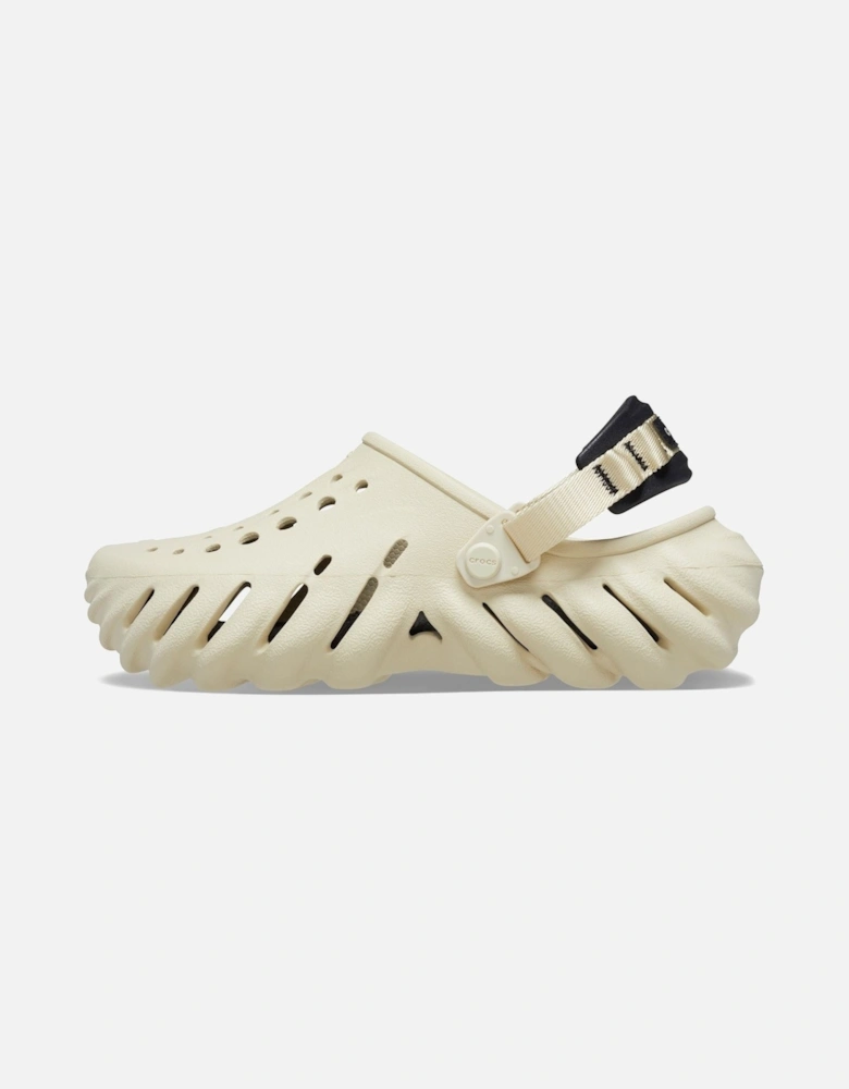 Echo Thermoplastic Bone/Black Clogs