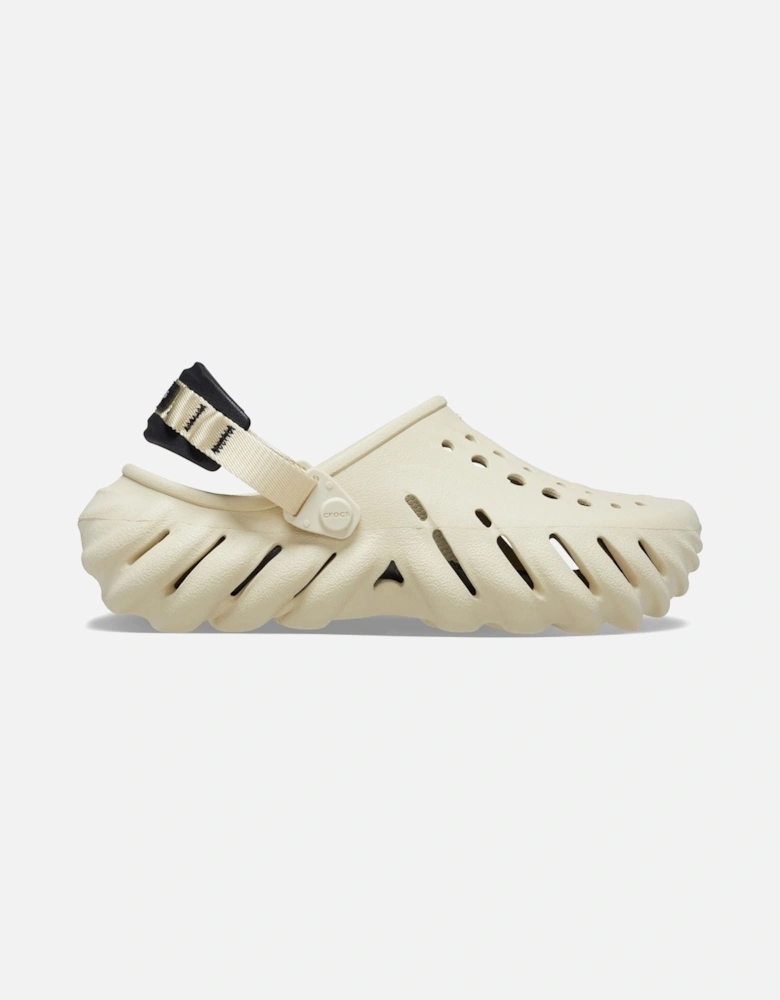 Echo Thermoplastic Bone/Black Clogs