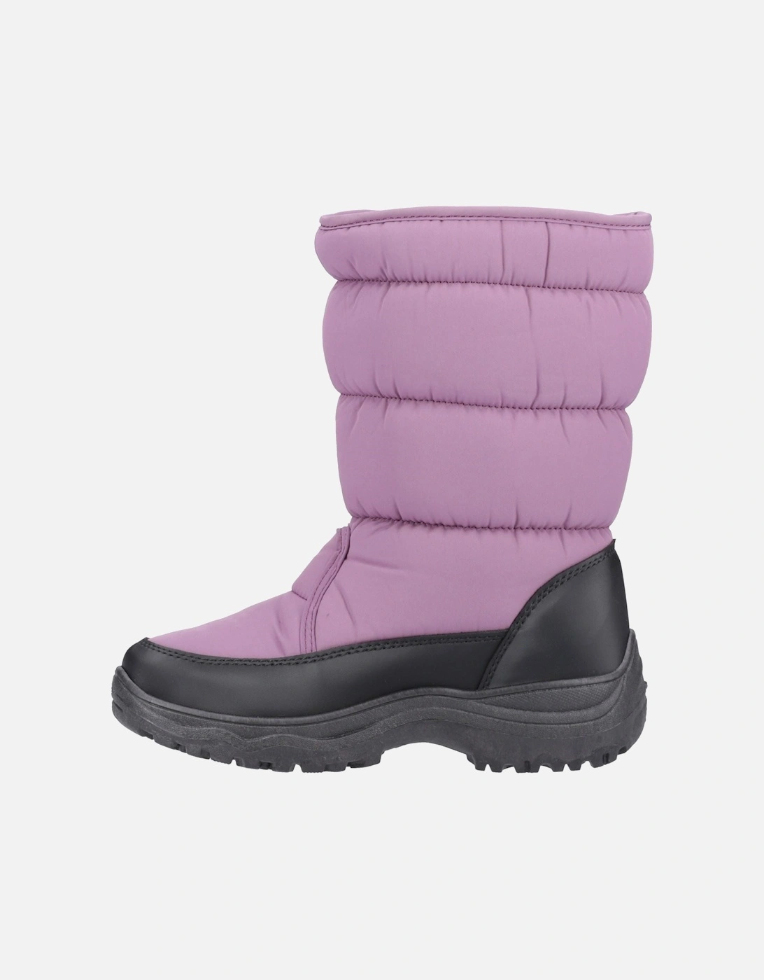 Welland Textile Women's Purple Winter Mid Calf Boots