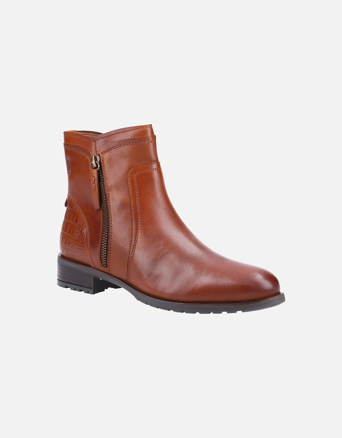 Hush Puppies Women's Hush Puppies Scarlett Leather Women's Tan Boots - Brown