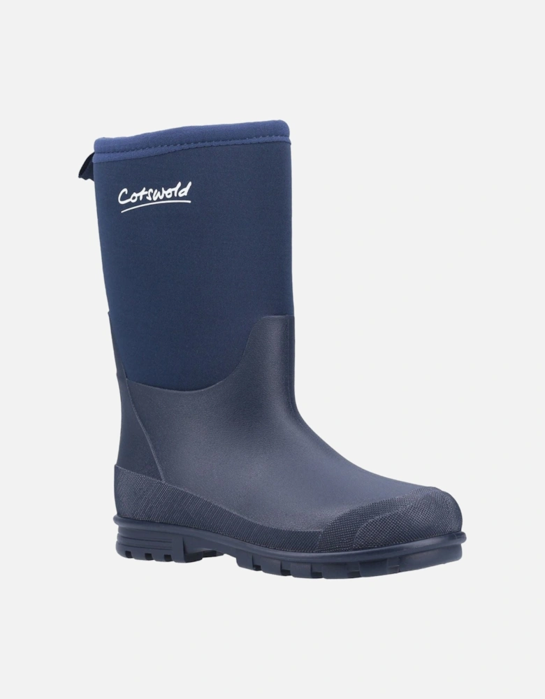 Hilly Neoprene TPR+Neoprene Blue Wellington Boots