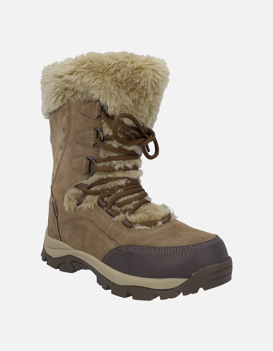 Mortiz 200 Leather Women's Light Brown Hiking Boots, 7 of 6