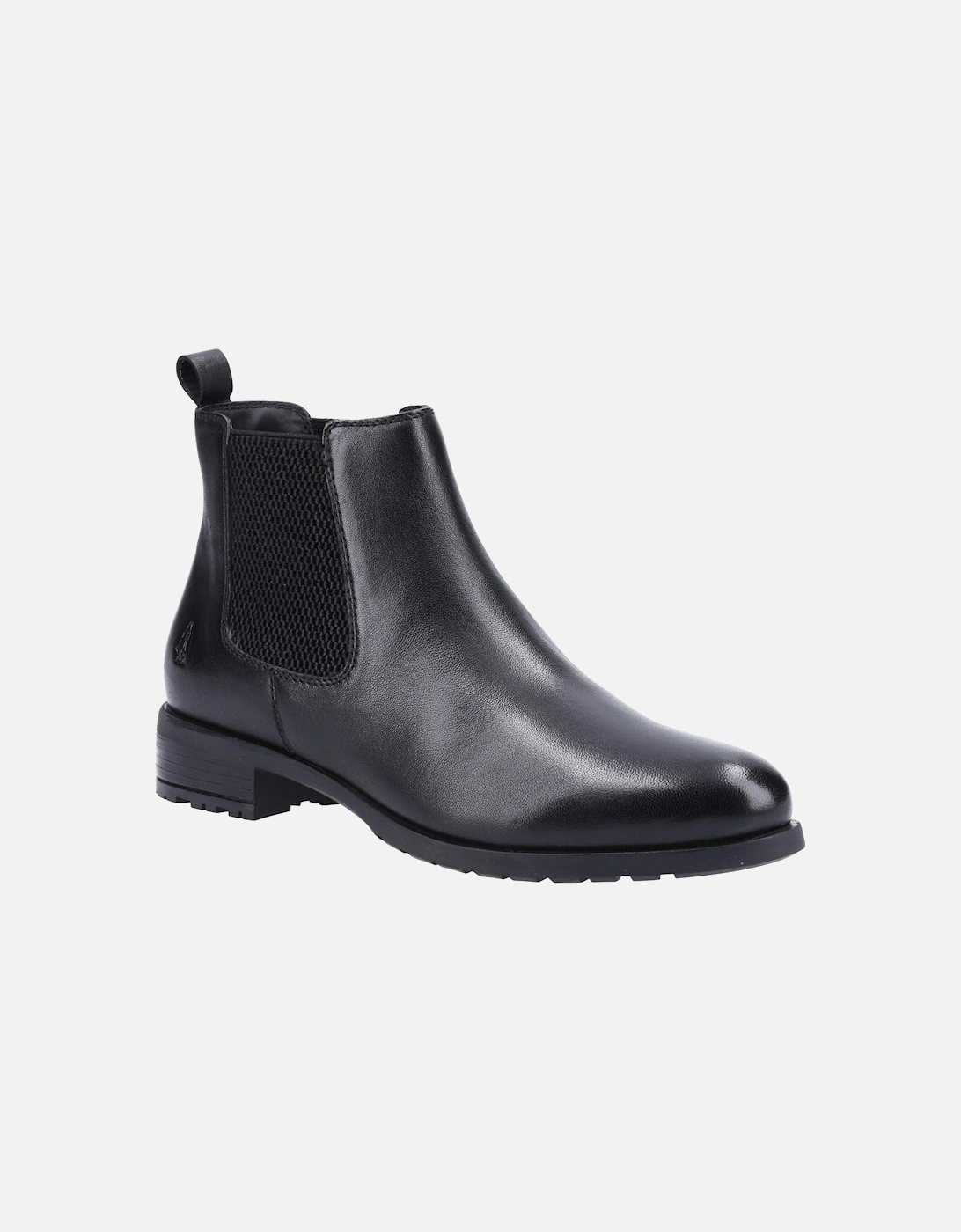 Sammie Leather Women's Black Flat Chelsea Boots, 5 of 4