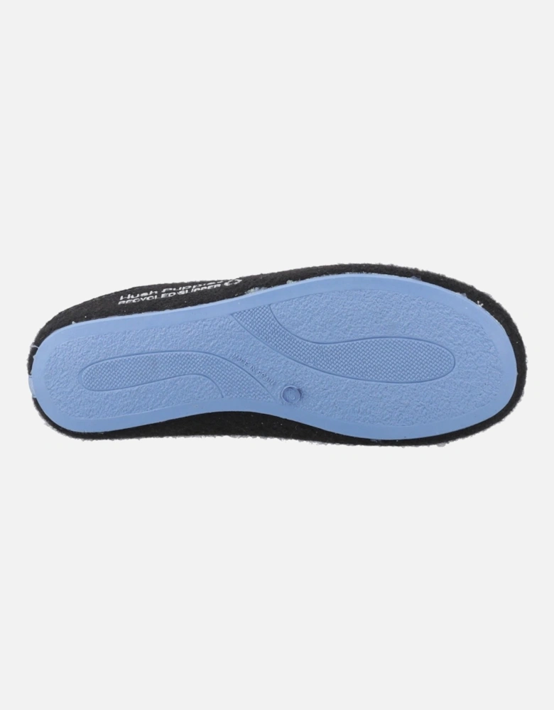 The Good Slipper 90% Recycled RPET Polyester Men's Black/Blue Slippers