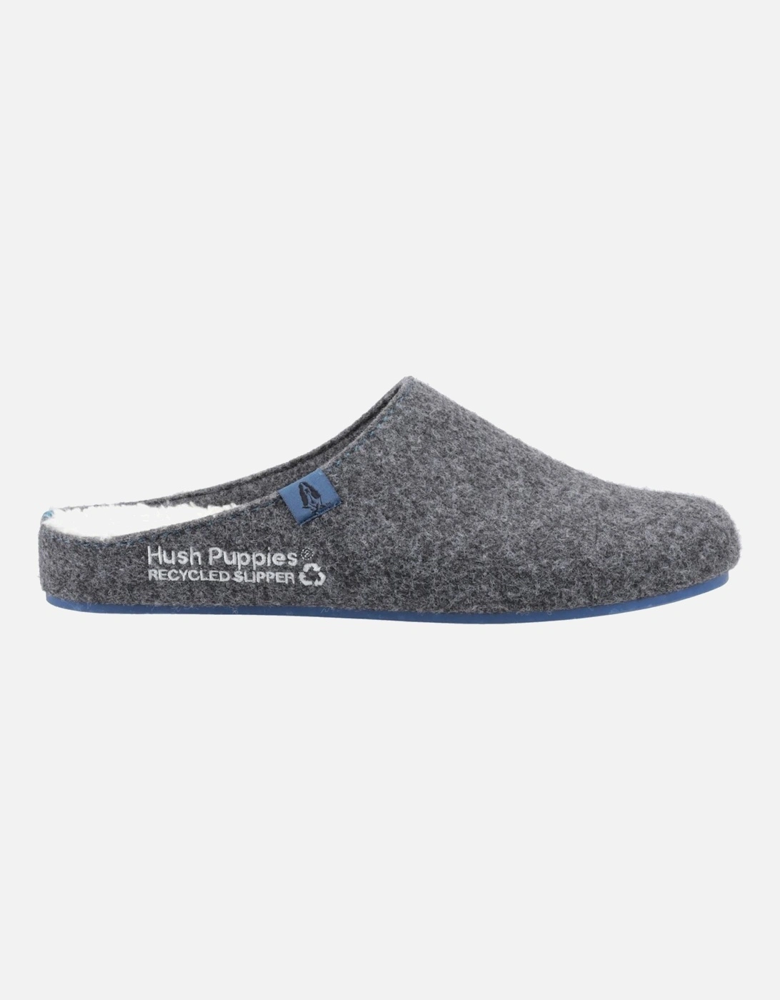 The Good Slipper 90% Recycled RPET Polyester Men's Charcoal Slippers