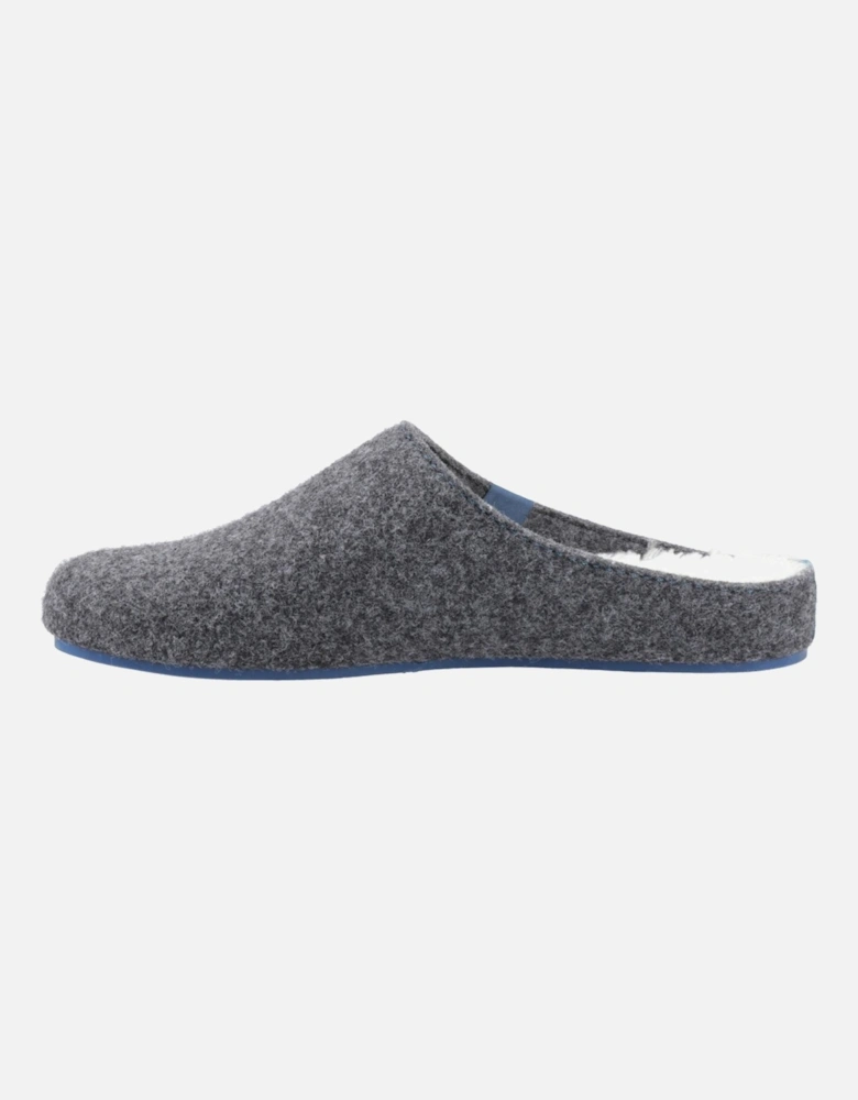 The Good Slipper 90% Recycled RPET Polyester Men's Charcoal Slippers