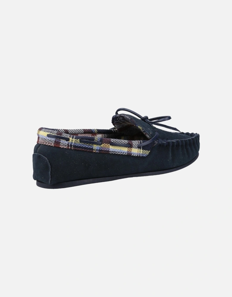 Chatsworth Suede Women's Navy Slippers