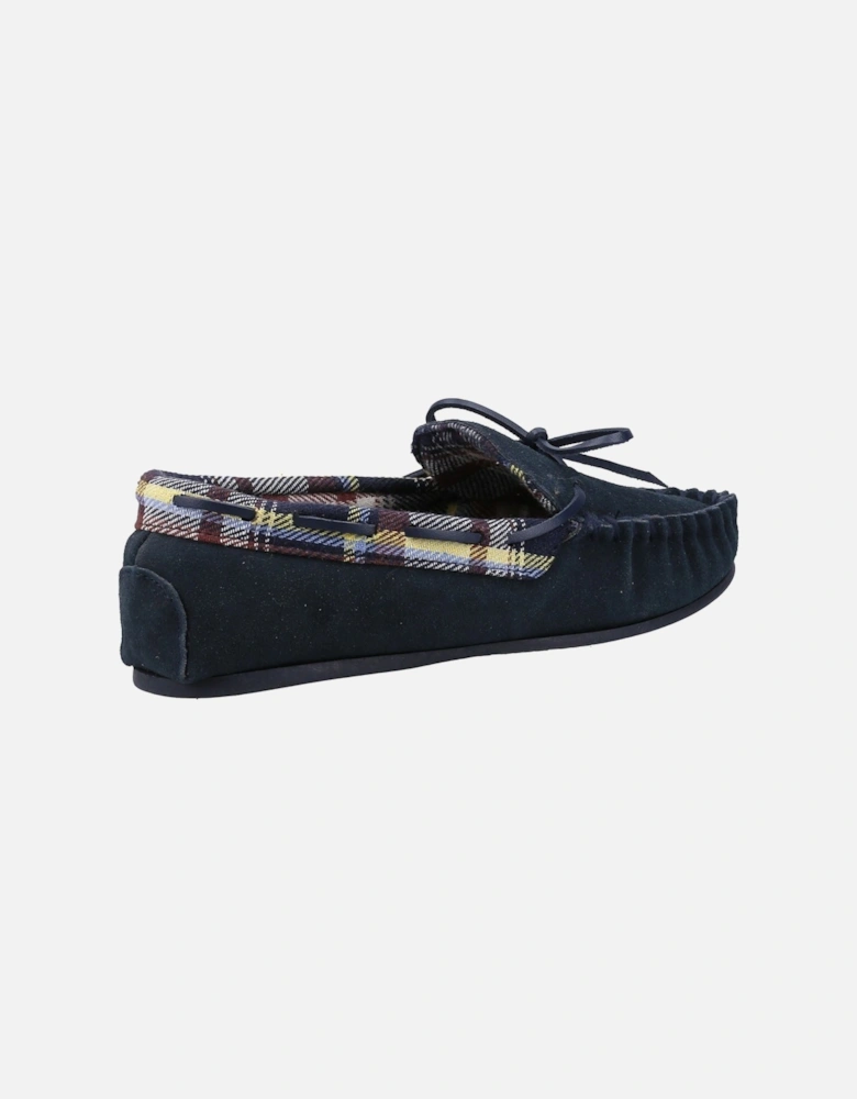 Chatsworth Suede Women's Navy Slippers
