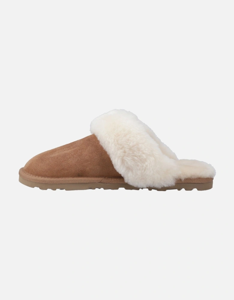 Samantha Suede Women's Tan Slippers