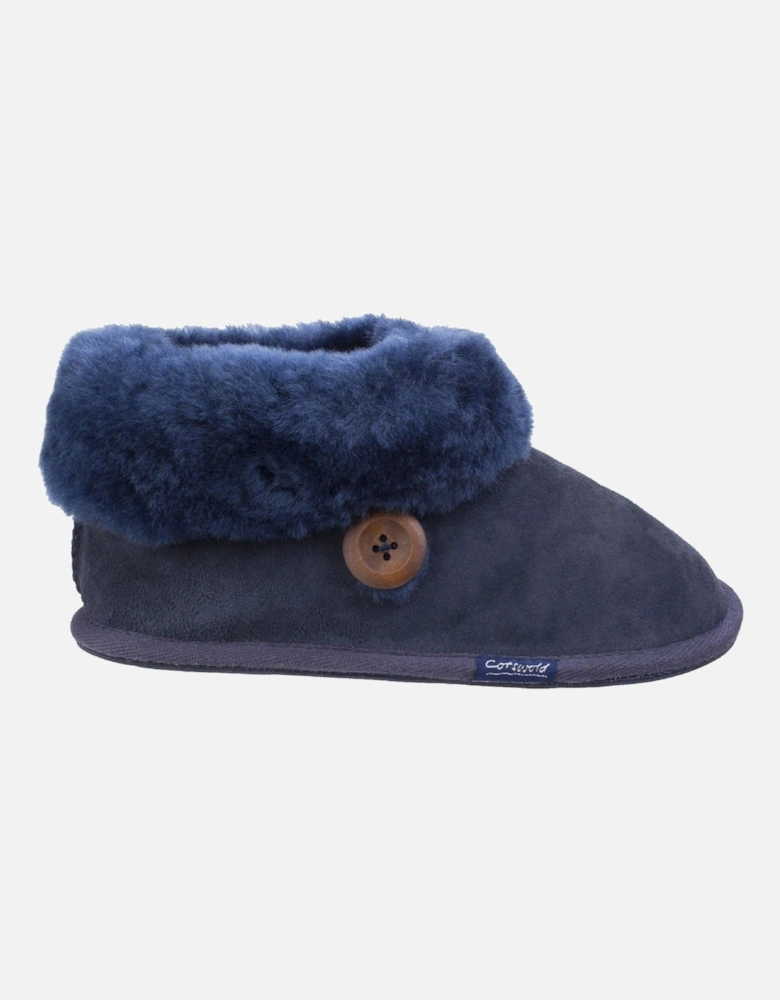 Wotton Leather Women's Dark Blue Slippers