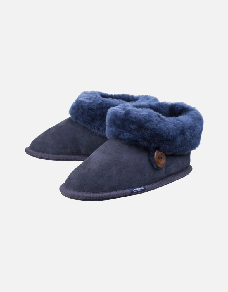 Wotton Leather Women's Dark Blue Slippers
