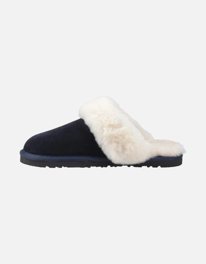 Samantha Suede Women's Navy Slippers