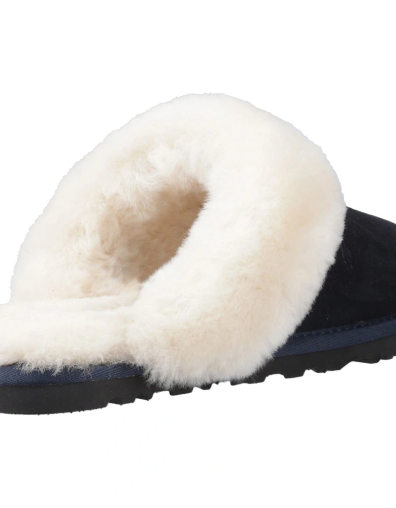 Samantha Suede Women's Navy Slippers
