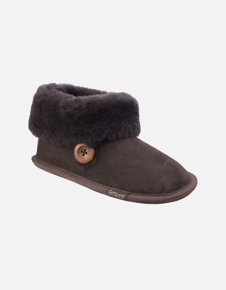Wotton Leather Women's Chocolate Slippers
