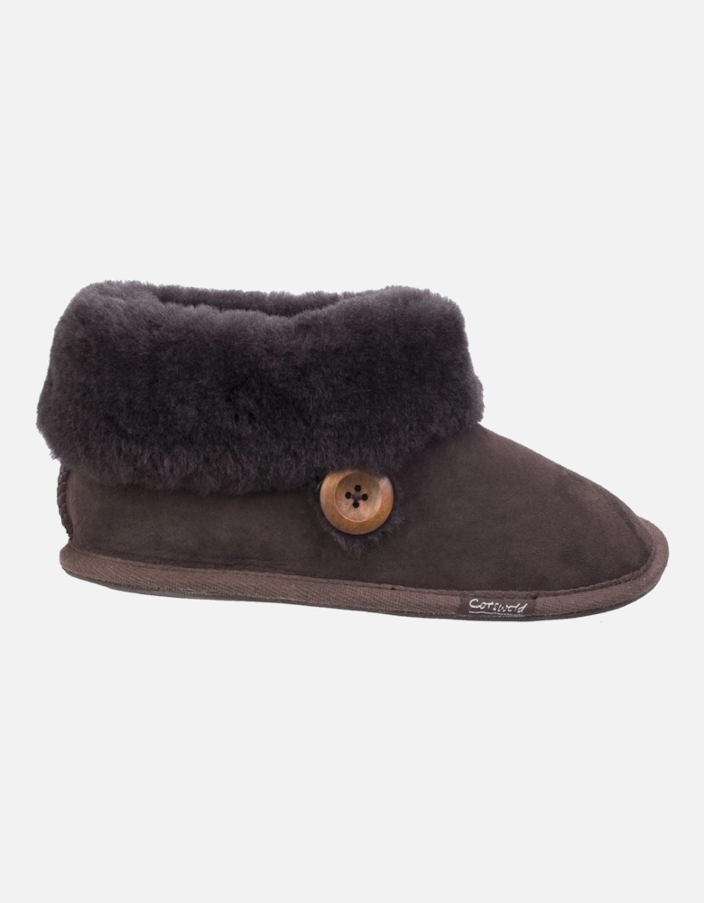 Wotton Leather Women's Chocolate Slippers