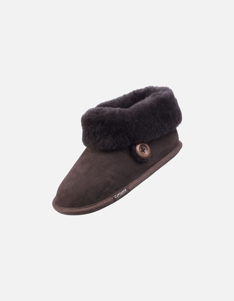 Wotton Leather Women's Chocolate Slippers