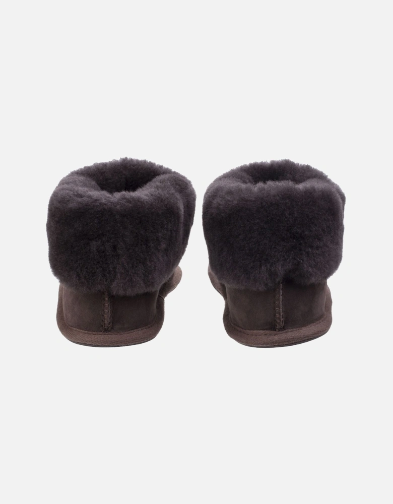 Wotton Leather Women's Chocolate Slippers