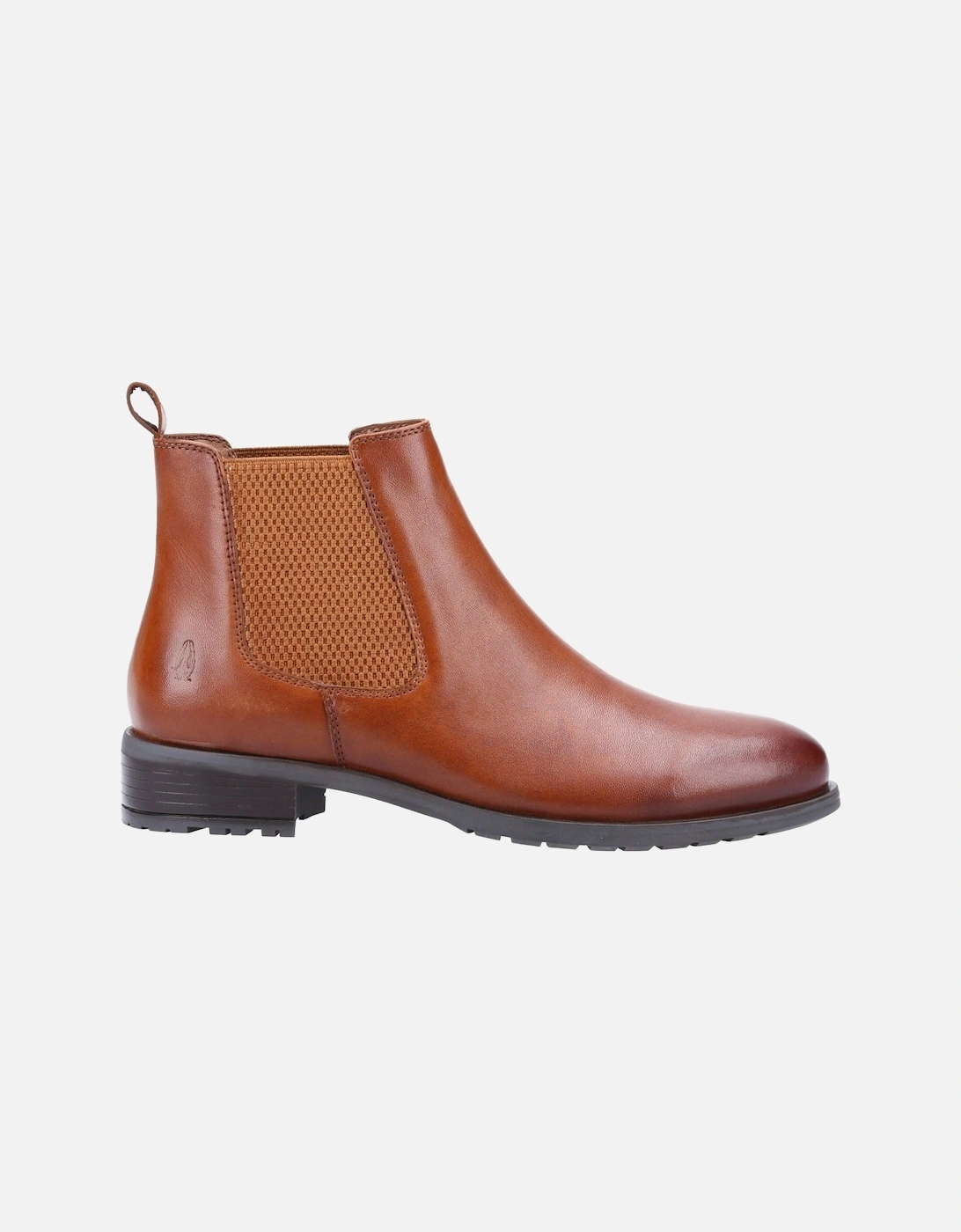 Sammie Leather Women's Tan Flat Chelsea Boots