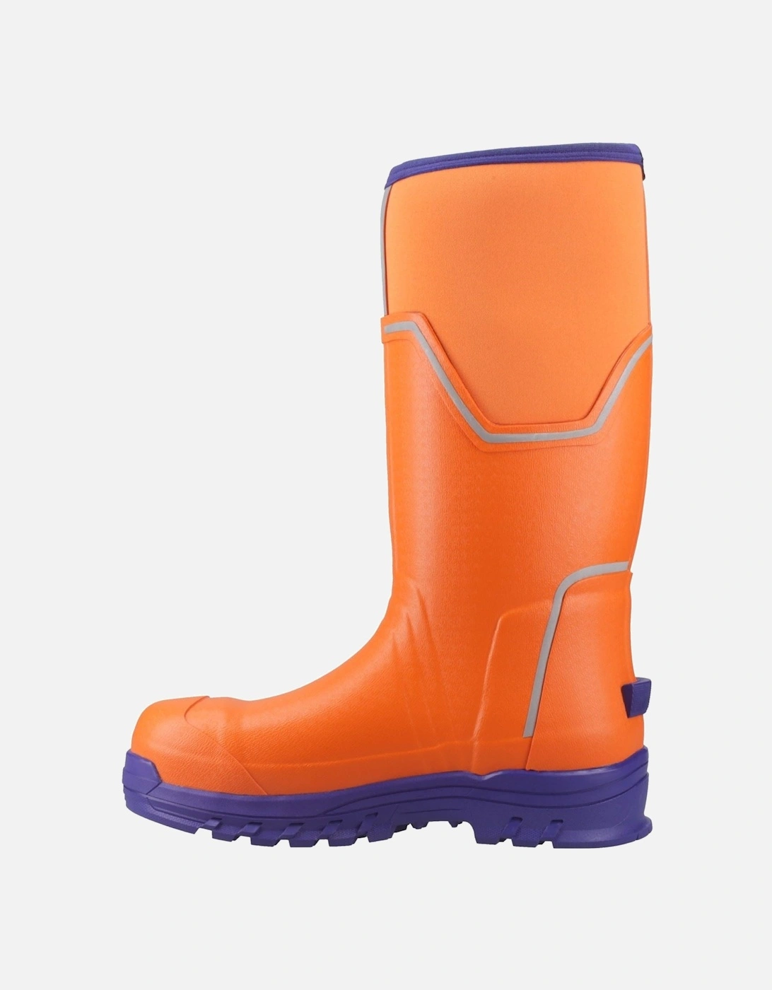 Muck Boots Grit S5 Rubber Men's Orange/Blue Wellington Boots