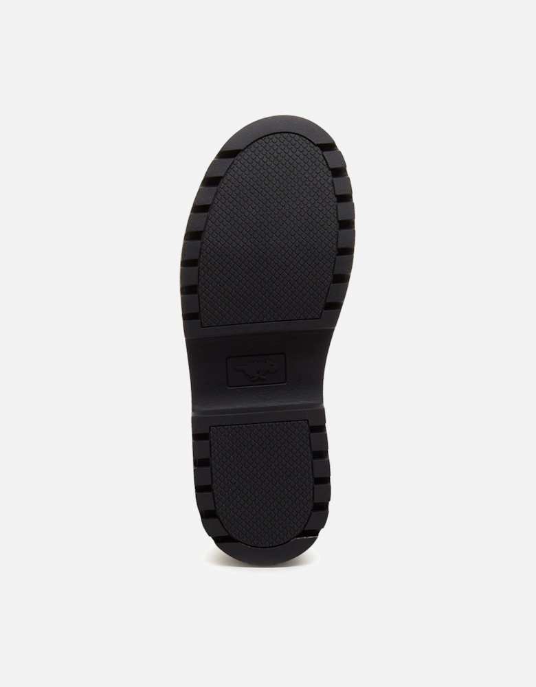 Dandy Polyurethane Women's Black Loafers