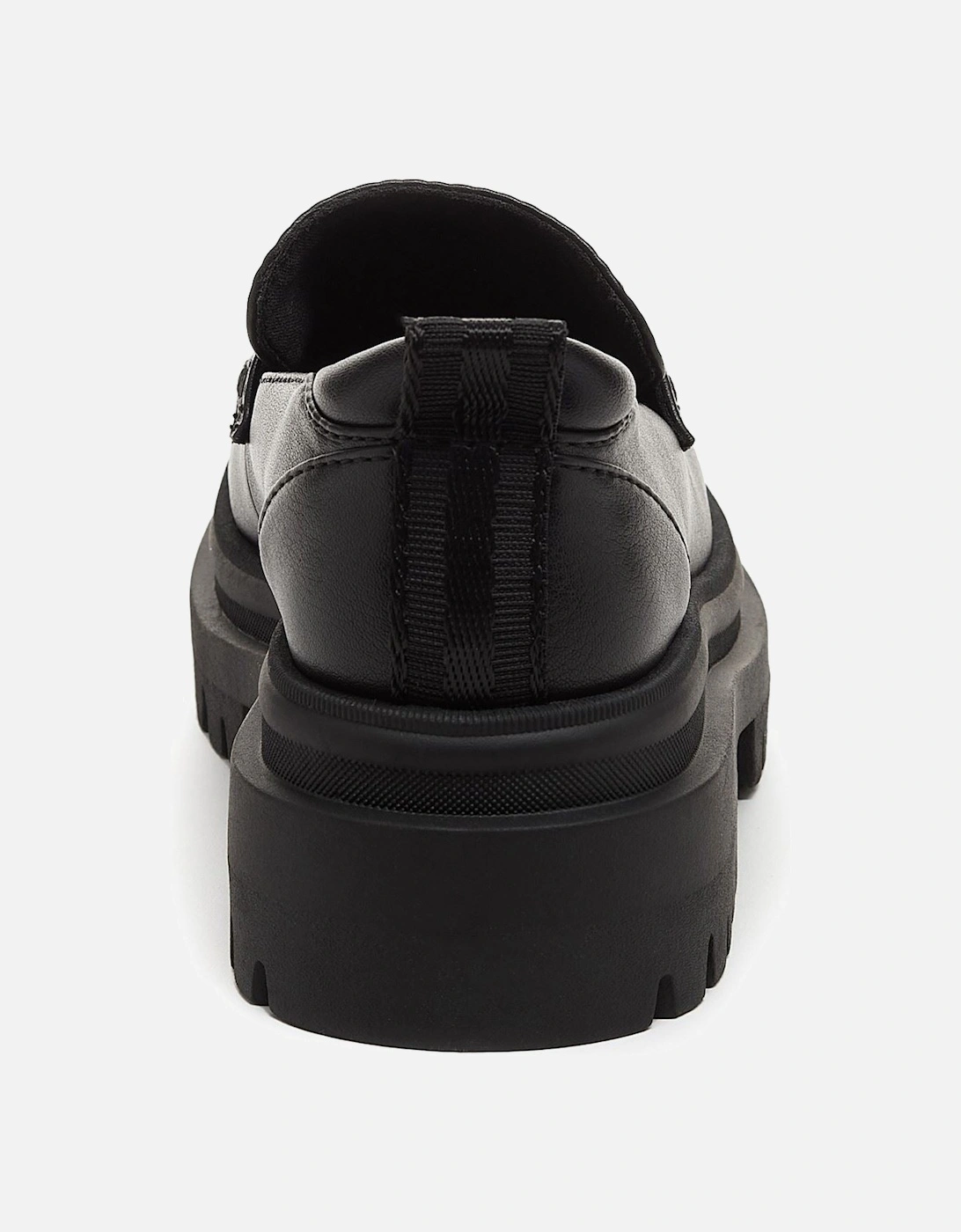 Dandy Polyurethane Women's Black Loafers