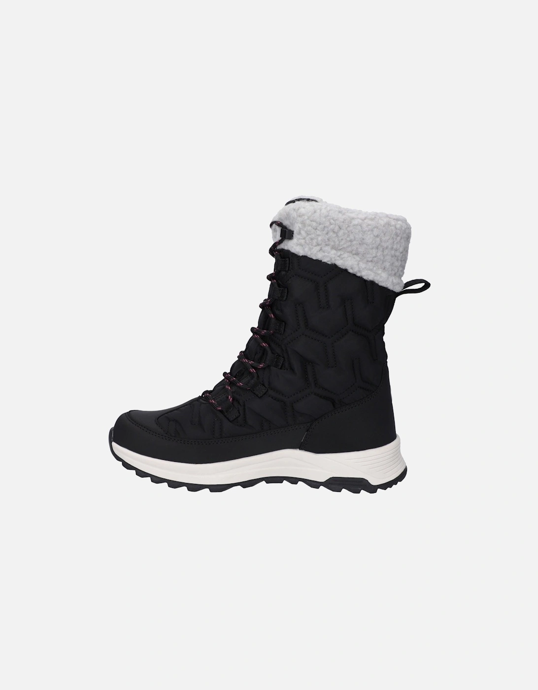Sophia Nylon Women's Jet Black/Festival Fuchsia Winter Ankle Boots