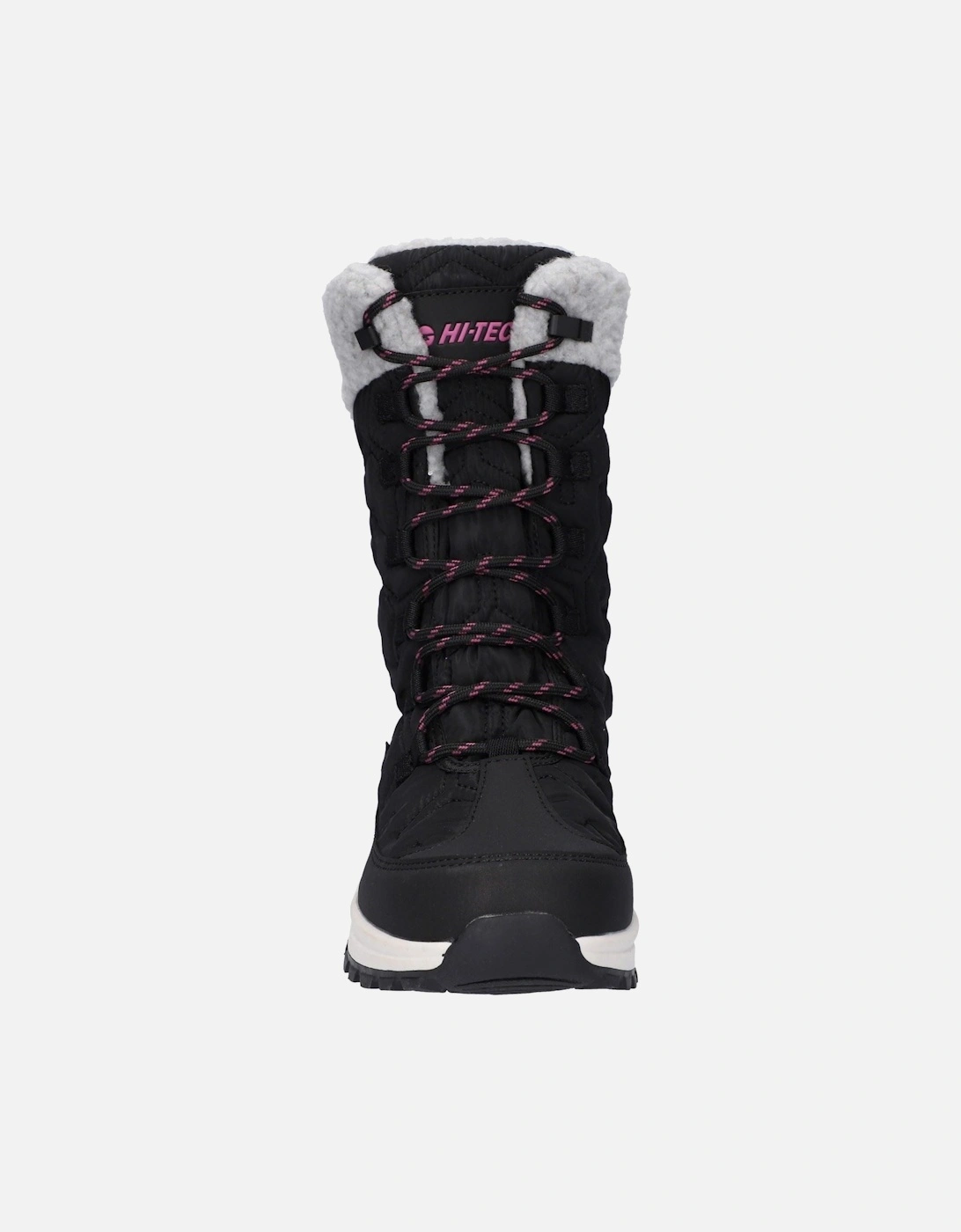 Sophia Nylon Women's Jet Black/Festival Fuchsia Winter Ankle Boots