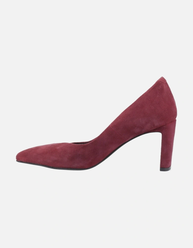 Olivia Suede Women's Bordeaux Round Court Shoes