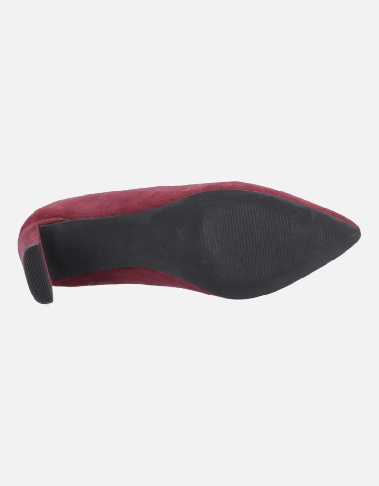 Olivia Suede Women's Bordeaux Round Court Shoes