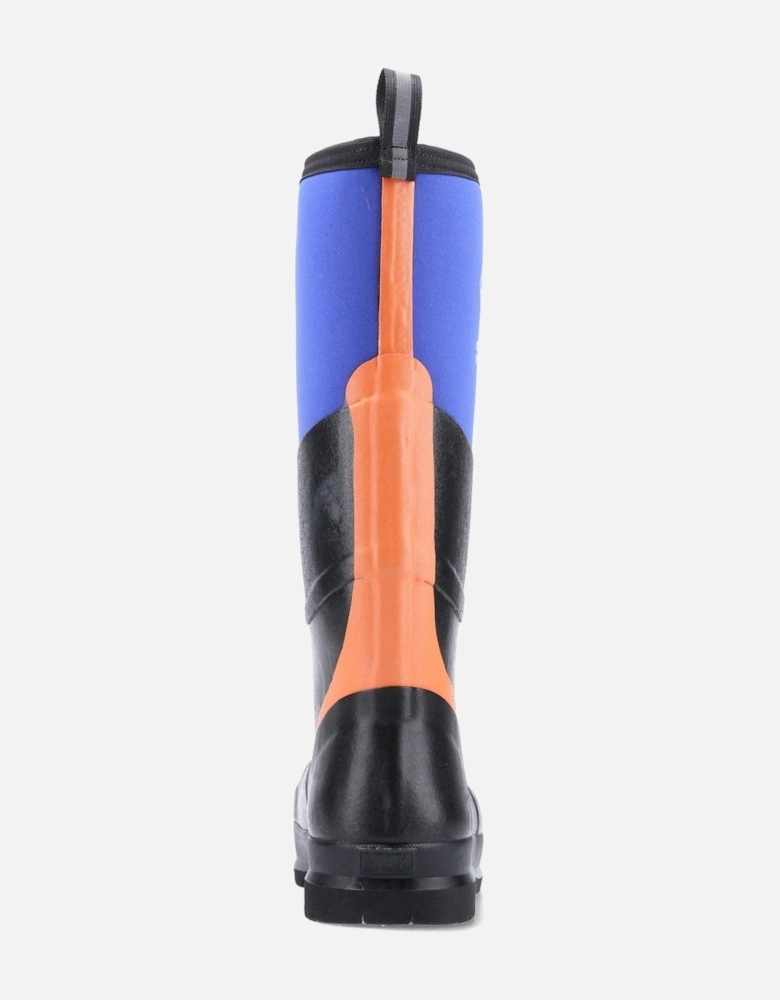 Muck Boots Chore Max S5 Rubber Blue/Orange Wellington Boots