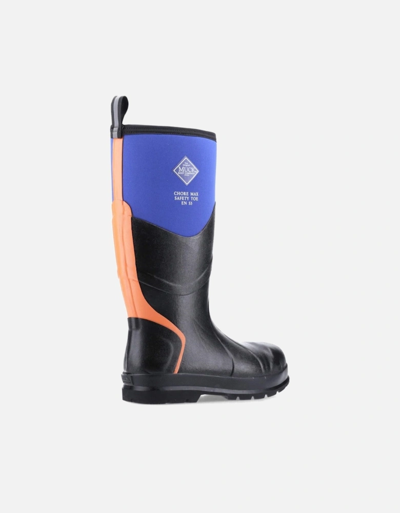 Muck Boots Chore Max S5 Rubber Blue/Orange Wellington Boots