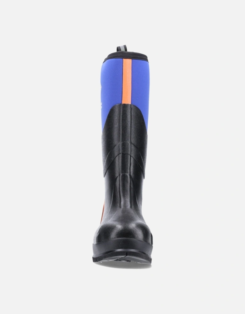 Muck Boots Chore Max S5 Rubber Blue/Orange Wellington Boots