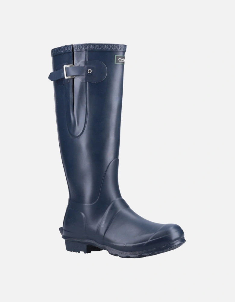 Windsor Welly Rubber Women's Navy Wellington Boots