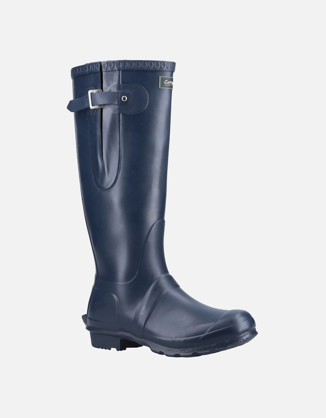 Windsor Welly Rubber Women's Navy Wellington Boots, 9 of 8