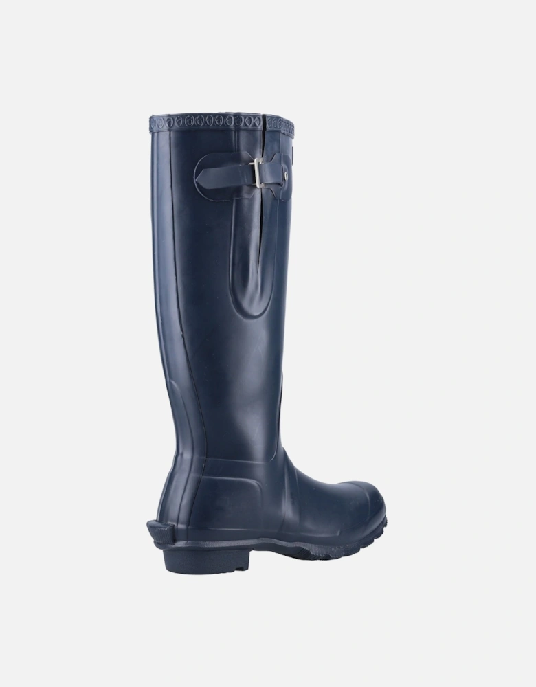 Windsor Welly Rubber Women's Navy Wellington Boots
