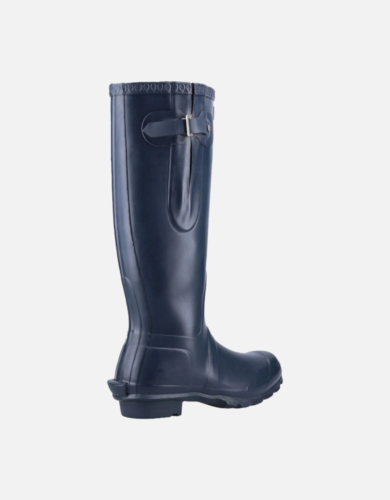 Windsor Welly Rubber Women's Navy Wellington Boots