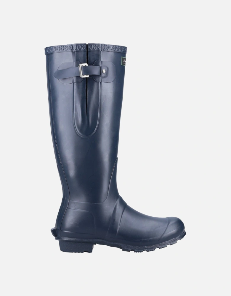 Windsor Welly Rubber Women's Navy Wellington Boots