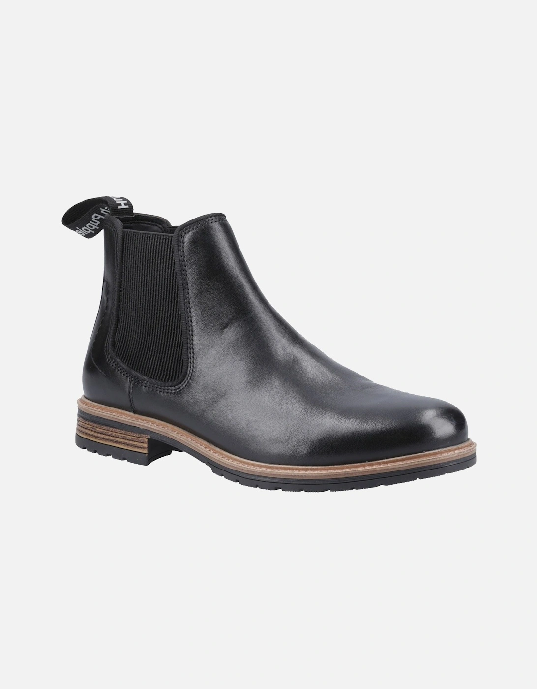 Hush Puppies Men's Hush Puppies Russell Leather Men's Black Boots