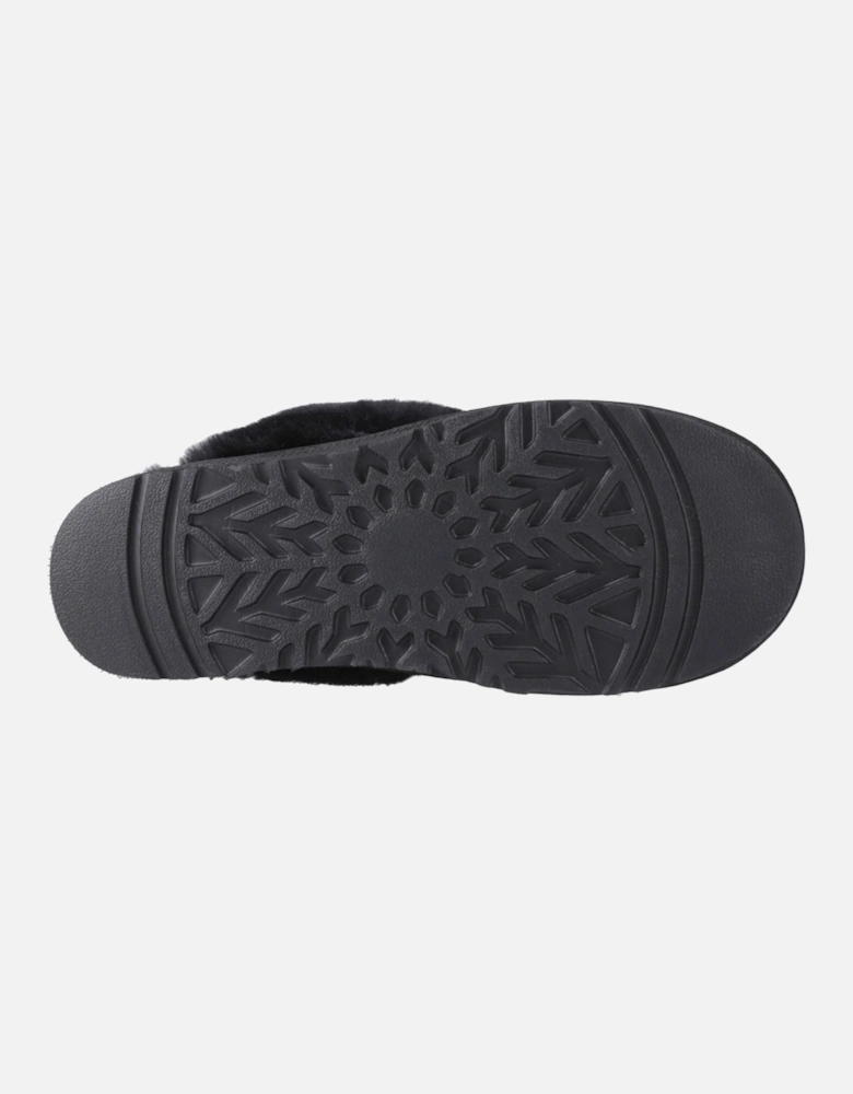 Samantha Suede Women's Black Slippers