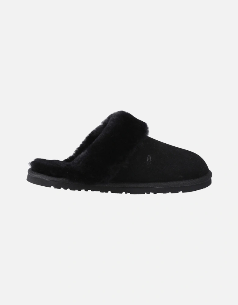 Samantha Suede Women's Black Slippers