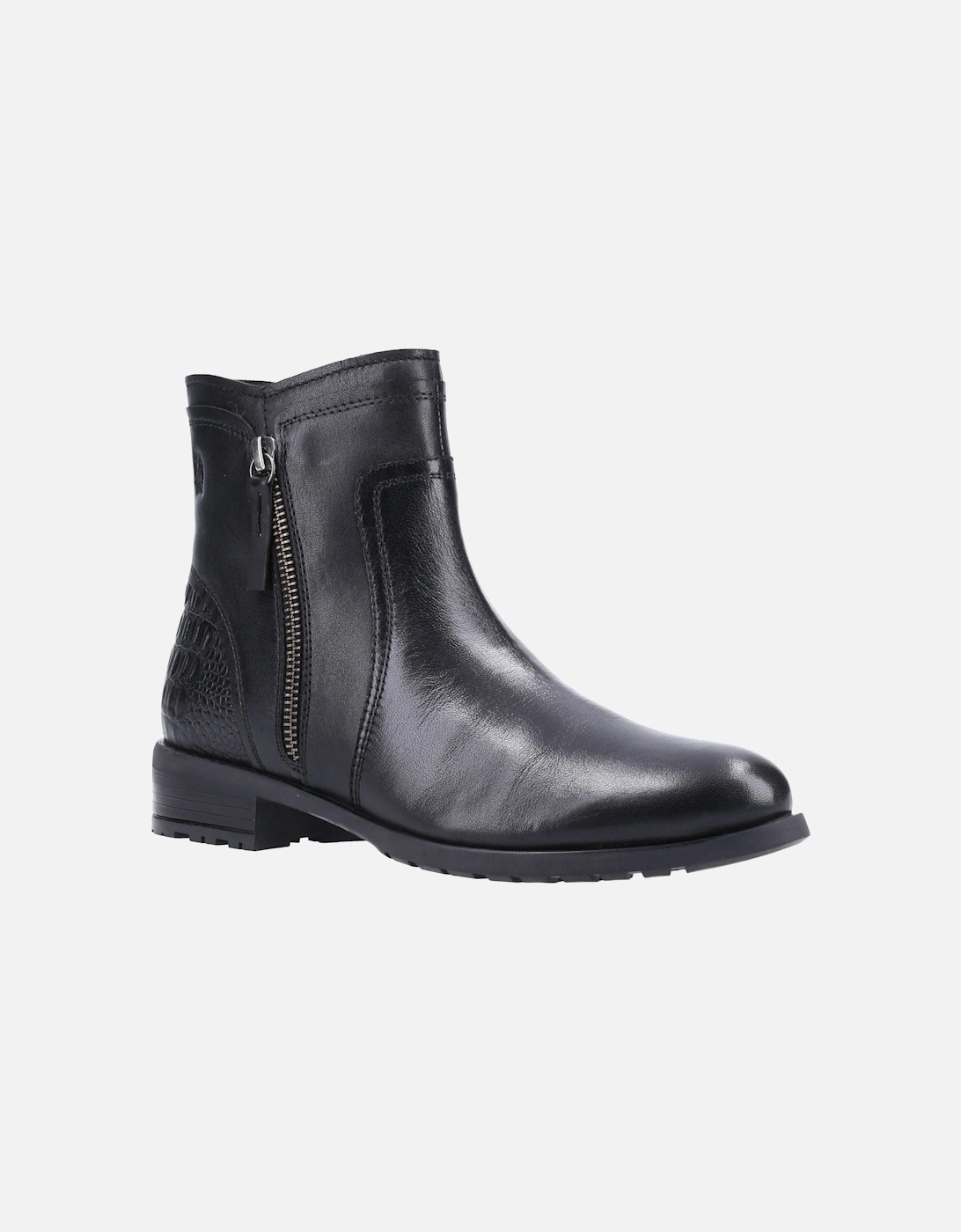 Scarlett Leather Women's Black Boots, 5 of 4
