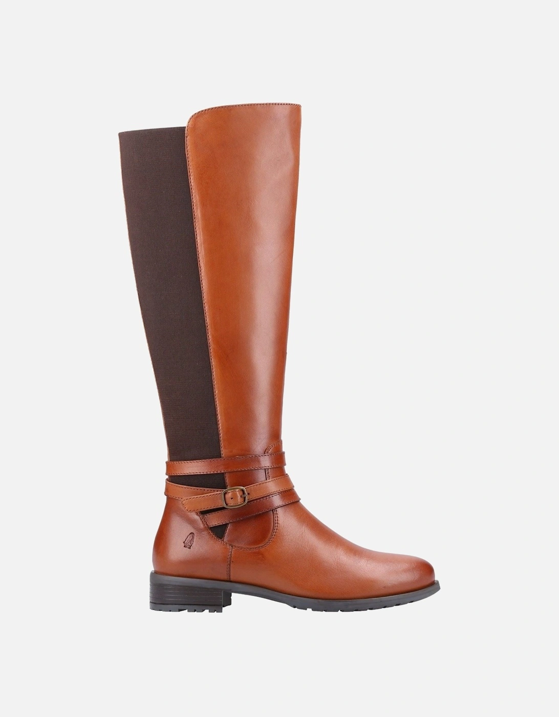 Vanessa Leather Women's Tan Heeled Knee High Boots