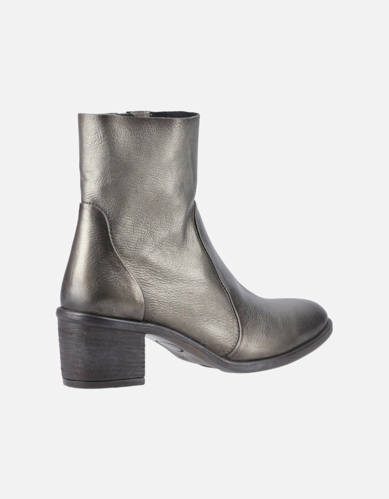 Winona Leather Women's Pewter Boots