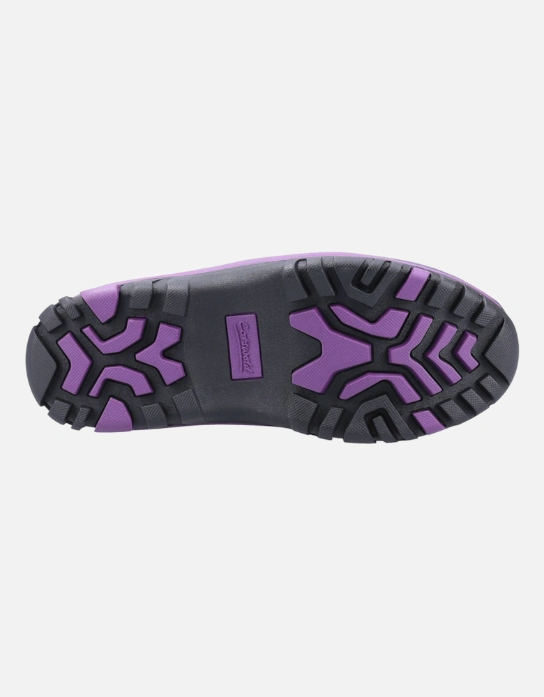 Blaze TPR+Neoprene Women's Purple Wellington Boots