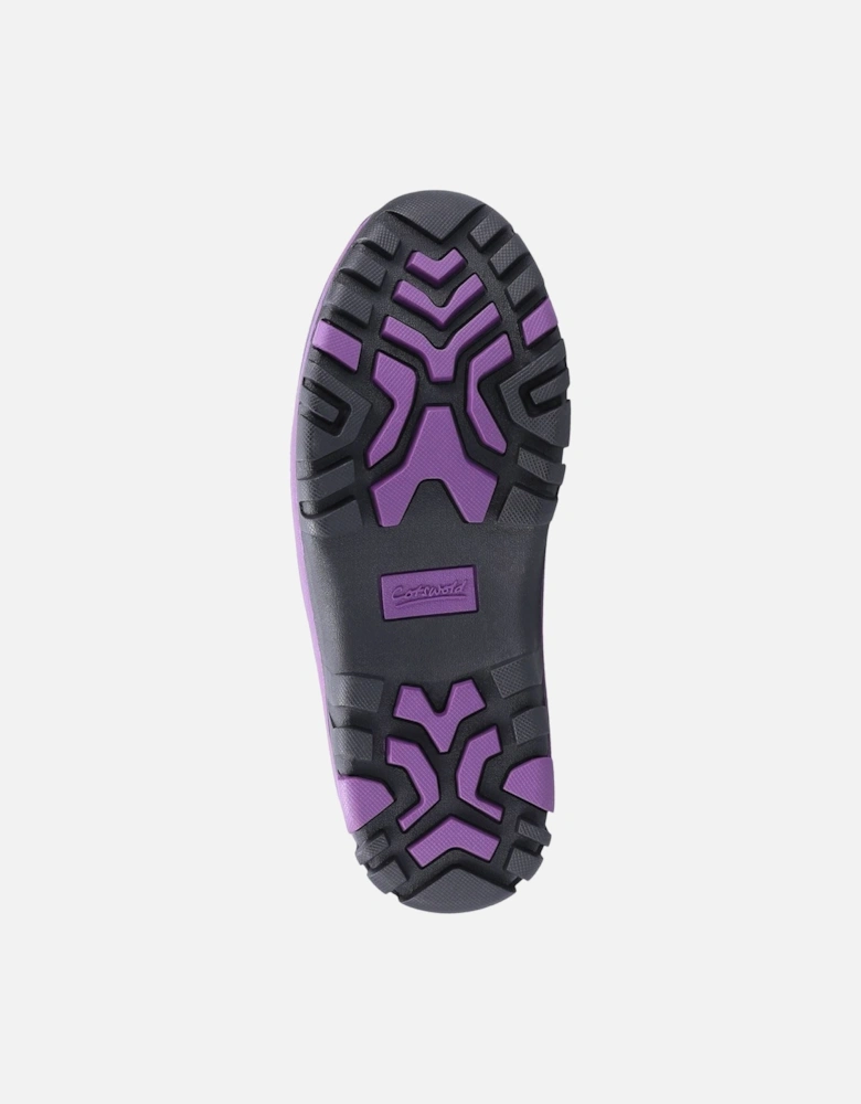Blaze TPR+Neoprene Women's Purple Wellington Boots
